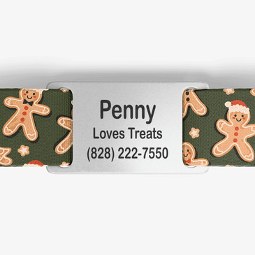 closeup of nameplate personalization